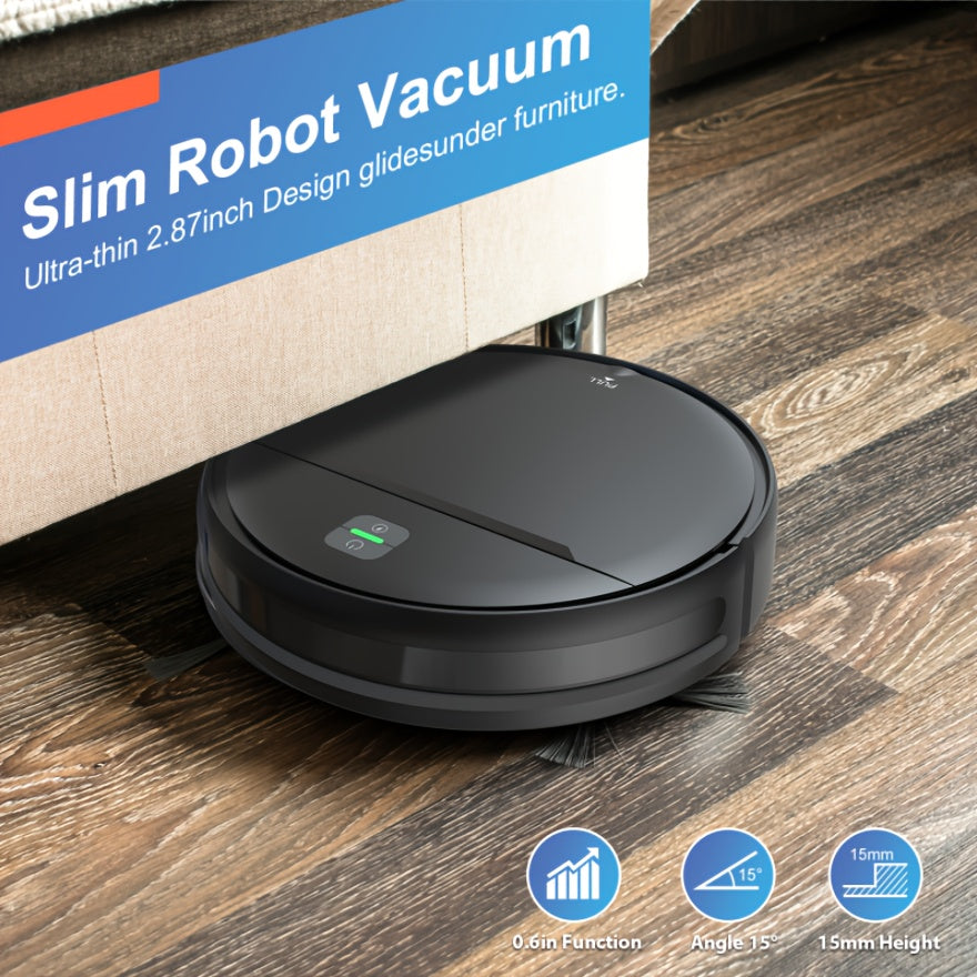 MAMNV 3-In-1 Intelligent Robot 5000Pa Vacuum Cleaner, Automatic Charging Fixed-Point Sweeper, Voice, App Control And Wet Suction Mopping of Water Tank Dust Box, Used for Smart Home Cleaning, Birthday And New Year Gifts