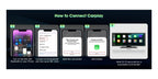CarPlay Screen — LAMTTO 10.25-Inch In-Cell Display for Wireless Phone Integration and In-Car Apps