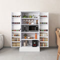Kitchen Sideboard With Adjustable Shelves, Pantry Cabinet, Freestanding Kitchen Pantry Cabinet, Storage Cabinet For Kitchen Organizer And Storage, Buffet Cupboards For Living Room, Dining Room Use