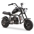 Gas Mini Chopper Bike, DB003 Model 40CC4-Stroke Dirt Bike with Big Headlight, Rear Shock Absorber, Metal Frame, Disc Brakes, Max Load 165Lbs, Up to 20Mph, Product name: gas mini dirt bike, chopper bike