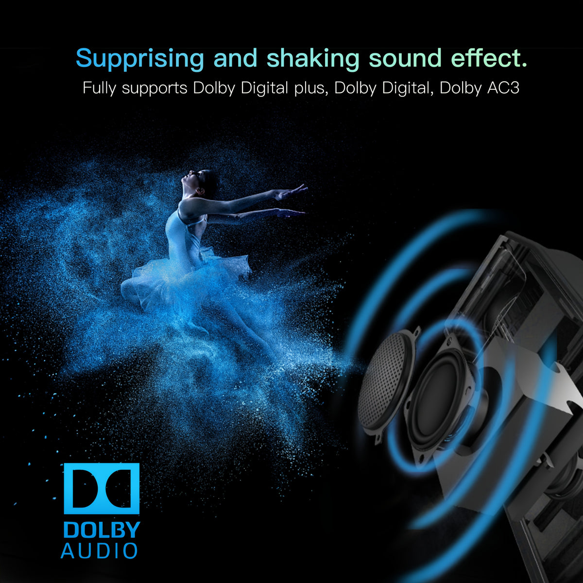 [1080P Holiday Gift] 8K Support Full HD Smart Projector with Wifi And BT5.4, Sound, Local 1080P Portable Outdoor Projector, Compatible with TV Stick Smartphone/Hdtv/Laptop, for Bedroom Home Projector, Holiday Gift Options