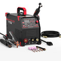 205Amp TIG Welder with Pulse, Large LED Display, 3-in-1 Stick/DC TIG/Pulse TIG, 110/220V Welding Machine