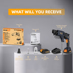 Drywall Screw Gun – MAXXT 20V Cordless Autofeed Screwdriver for Drywall Installation and Construction Projects