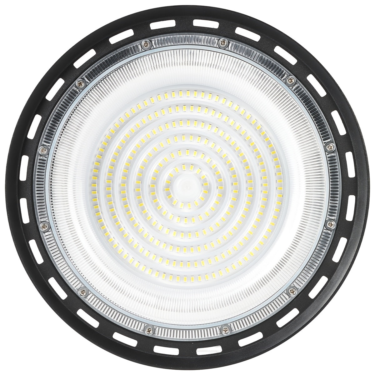 4pcs 500W UFO LED High Bay Lights, 90-277V, 6000K Cold White, 300 Watts LED Commercial Lighting Fixtures, Industrial Warehouse Garage Workshop Factory, IP65, 4ft US Plug