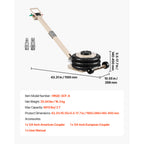 VEVOR Air Jack, 3 Ton/6613 lbs / 5 Ton/11023 lbs Triple Bag Air Jack, Airbag with Six Steel Pipes, Lift Up to 17.7 inch/450 mm /18.3 inch/464 mm, Pickup Truck Repair, White/Blue/Red