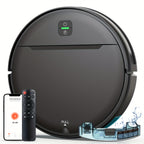 MAMNV 3-In-1 Intelligent Robot 5000Pa Vacuum Cleaner, Automatic Charging Fixed-Point Sweeper, Voice, App Control And Wet Suction Mopping of Water Tank Dust Box, Used for Smart Home Cleaning, Birthday And New Year Gifts