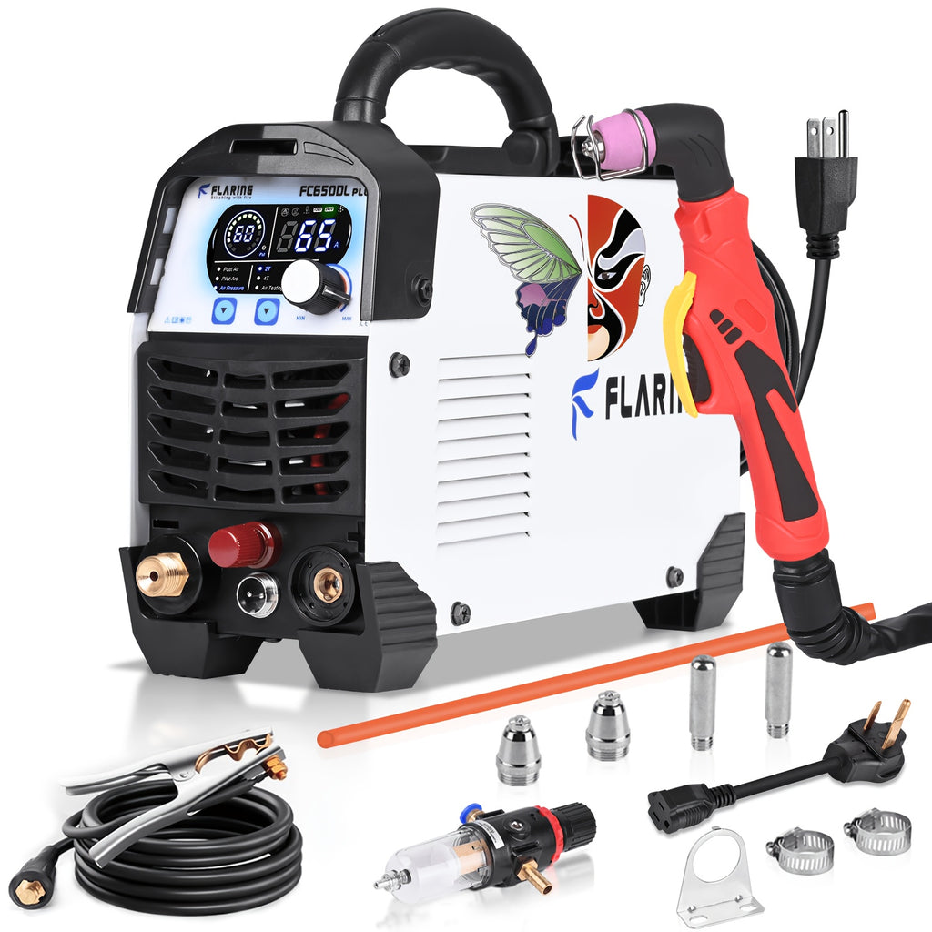 Plasma Cutter — FLARING FC650DL PLUS 65A Non-Touch Pilot Arc Machine for Metalworking Projects
