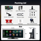 CarPlay Screen — LAMTTO 10.25-Inch In-Cell Display for Wireless Phone Integration and In-Car Apps
