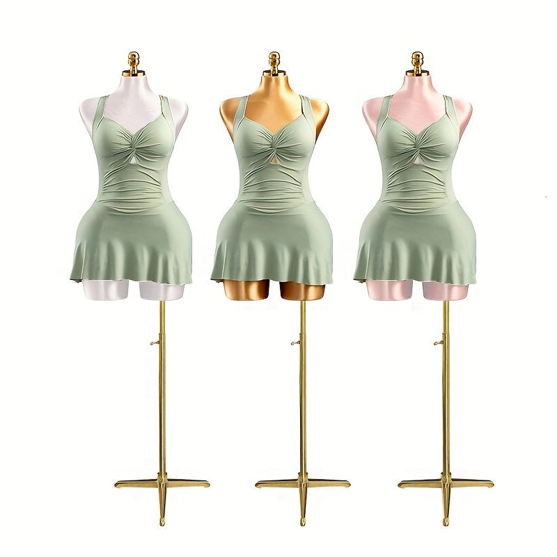 2026 New Style Female Half-Body Mannequin, Plus Size Full-Figure Clothing Display Mannequin, Tailor's Pin-Friendly Torso with Adjustable Base, Clothing Not Included