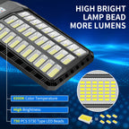 Outdoor Solar Street Lights, 4-Pack with Motion Sensor for Garage and Yard Security Lighting