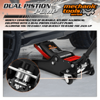 4 Ton Low Profile Hydraulic Trolley Service/Floor Jack, (8000 lbs) Capacity, Lifting Range 4.5"-20"