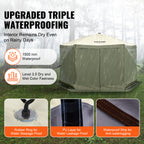 Pop-Up Screen Gazebo Tent by VEVOR, Removable Privacy Panels for Camping, Picnics and Backyard Gatherings