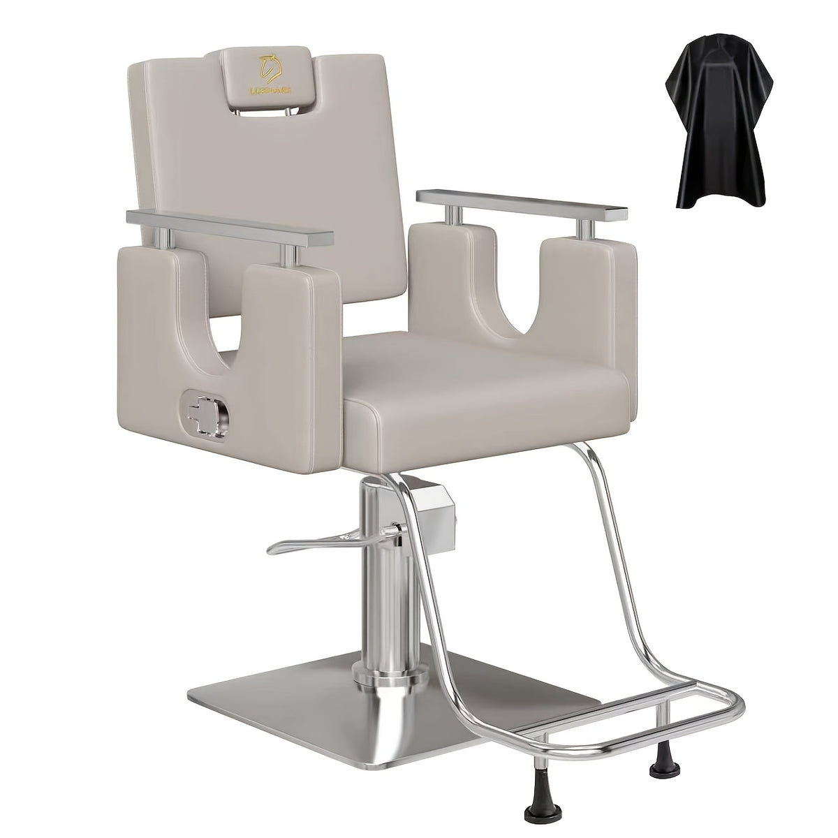 Salon Chair Hydraulic Barber Chair 360 Degrees Rolling Swivel Barber Chairs, Hydraulic Reclining Barber Chair for Barbershop Hair Salon Spa Equipment