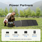 EcoFlow 45W/60W110W/160W/220W Portable Solar Panel, Foldable with Carry Case, High 23 Efficiency, Design for Camping, RVs, or Backyard Use