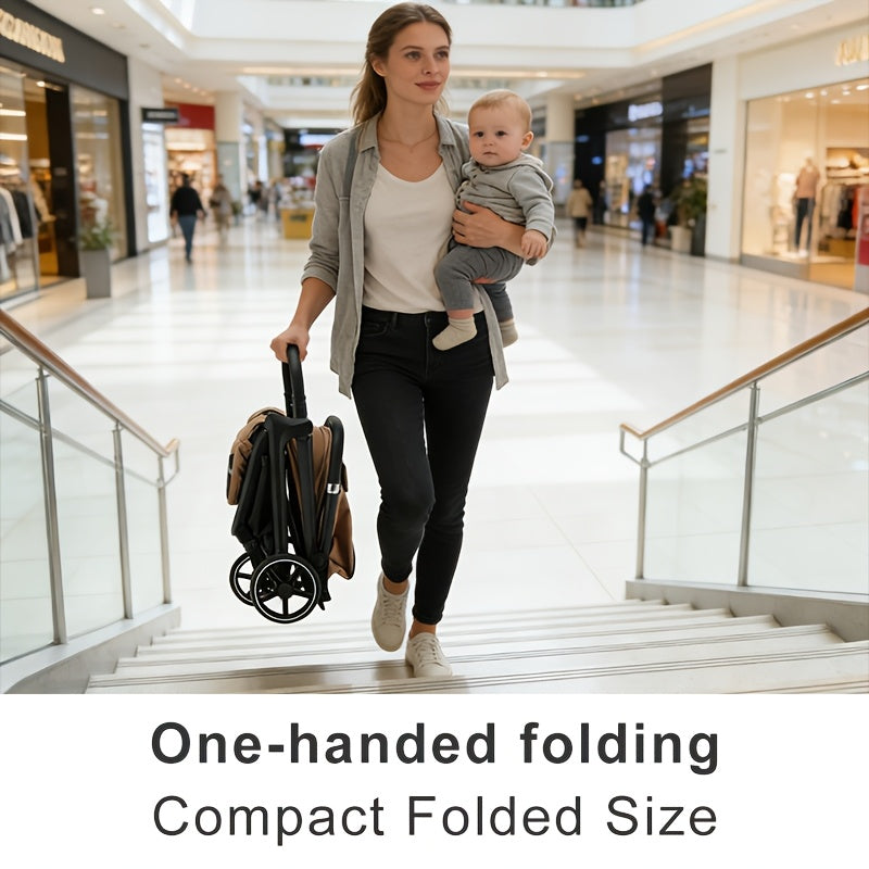 Baby Stroller, Lightweight And Foldable, Can Sit Or Lie Down, Available in All Seasons, a Must-Have for Spring Trips