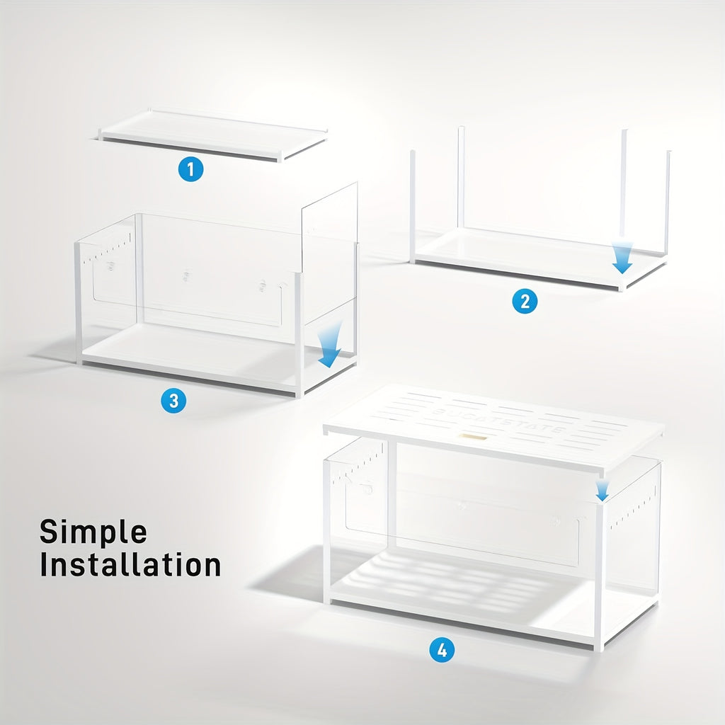 [Metal Hamster Cage] Bucatstate Metal Hamster Cage 2.0 (Free 20L Paper Bedding: Random Color) - Small Animal Habitat Large Stackable With Top Access Easy Assembly 39.3L X 19.7W X 20.6H Inches Dwarf Syrian Hamster Tank For Gerbil Mouse