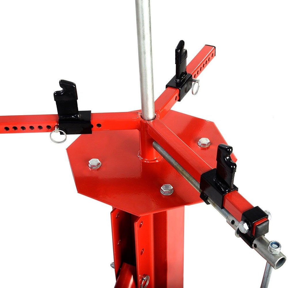 Manual Tire Changer with Bead Breaker Portable MountDemount Tool for 4 to 165 Tires Truck Car Motorcycle Red
