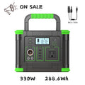 Portable Power Station 330W, Solar Power Bank 288.6Wh, Battery Power Station with 110V Pure Sine Wave Output, Fast Charging, Battery Backup Supply for Home Backup, Emergencies, Camping, And Outdoor Adventures