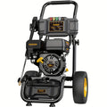 BLUBERY 3500 PSI Cold Water Gas Pressure Washer, 2.6 GPM Pressure Washer, 30Ft Pressure Hose, Black, Without Battery