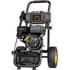BLUBERY 3500 PSI Cold Water Gas Pressure Washer, 2.6 GPM Pressure Washer, 30Ft Pressure Hose, Black, Without Battery