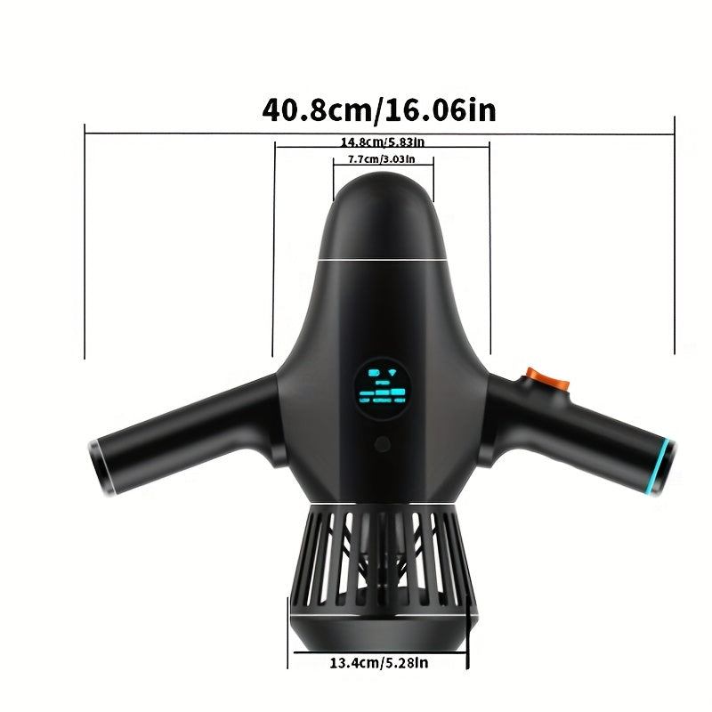 Skateboard, Paddle Board Propeller, Propeller for Freediving, Snorkeling, Swimming, Swimming Booster, Assist Device, Suitable for, Swimming Pools, Boating Equipment, Can Mount Action Cameras, Scooter Propeller