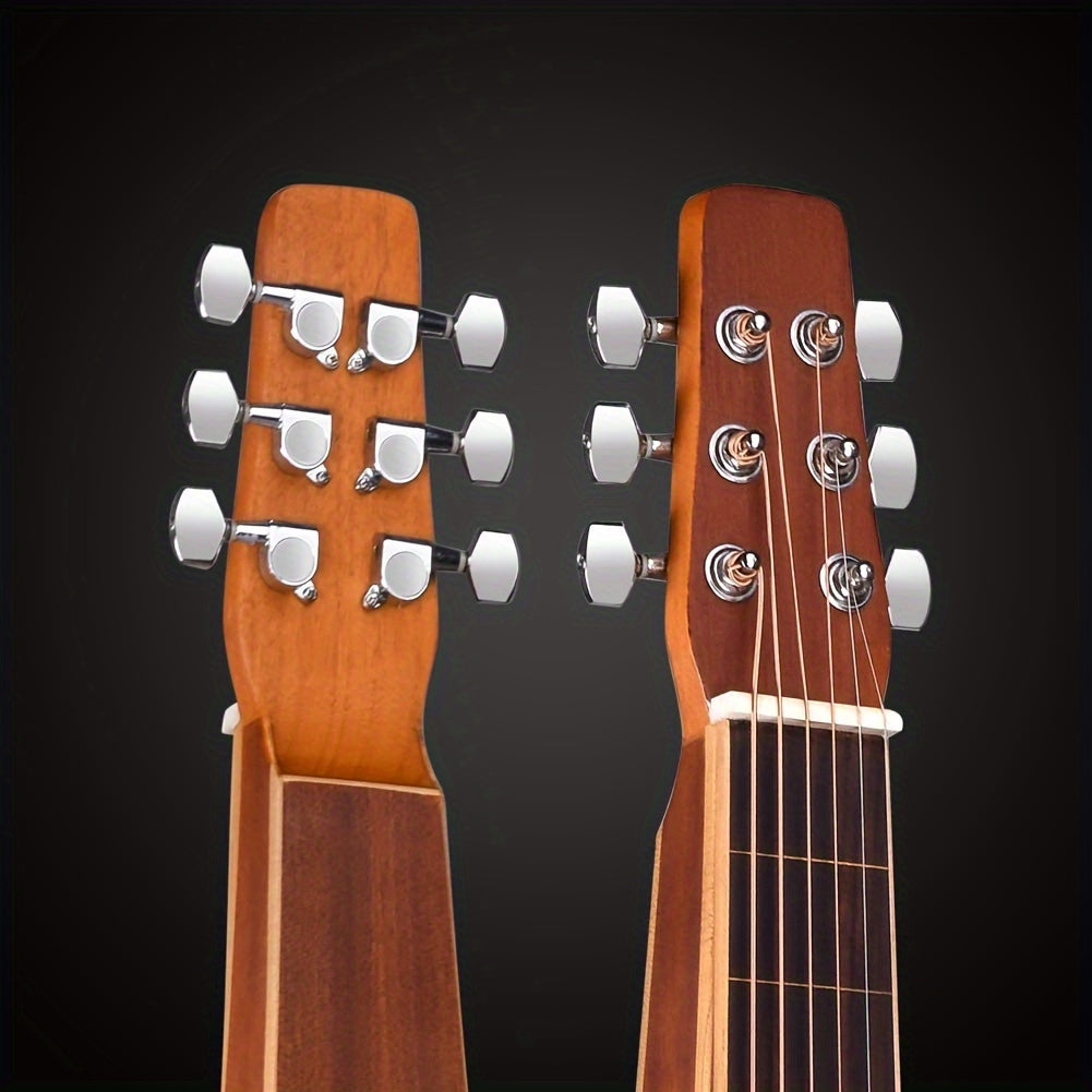 ADM TG-A8 Hawaiian Weissenborn Classic Acoustic Lap Steel Guitar for Beginner Or Musician, Teardrop Design, Ddrop Design