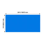 VEVOR Solar Pool Cover, 36 x 16 ft / 36 x 18 ft Rectangle Pool Bubble Cover, 12 Mil / 8 Mil Pools Solar Blanket with Bubble & PE Material, Daytime Heat Absorption, Nighttime Heat Retention, Heat Retaining Solars Covers, Blue