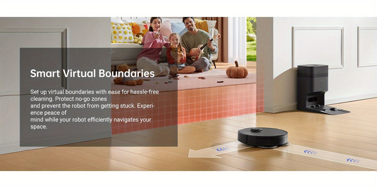 Refurbished DREAME L20 Ultra Robot Vacuum And Mop With Mop-Extend, Auto Mop Removal & Raising, Washing And Drying, 7000Pa Suction, Self-Emptying, Self-Refilling, AI Obstacle Avoidance