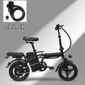 Electric Bike 48V Battery, Brushless Motor, 15-20MPH, Folding Electric Bicycle for Adults, Lightweight Commuter E-Bike with Removable Lithium Battery, Suitable for Urban Commuting, The Best Choice for A Gift, Easy Assemble, Portable Compact Design