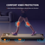 BestGod Walking Pad, Quiet Under Desk Treadmill, Portable Walking Pad Treadmill, 2.5 HP Brushless Motorized Treadmill, Walking Jogging Machine for Home&Office