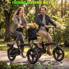 14 Inch Folding Electric Bike for Adults And Teens, 560W Peak Motor, Removable 48V 10.4AH Battery, 12-24 MPH Top Speed, 32 Miles Assist Range, 330 LBS Max Load, Ideal for Urban Commuting & Recreational Riding, Perfect Gift Choice