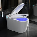 Smart Toilet with Bidet Built In, Elongated Toilet with Heated Seat, Dryer, Auto-Lift Lid, Soft Close, Electric Tankless Toilets with Auto Flush