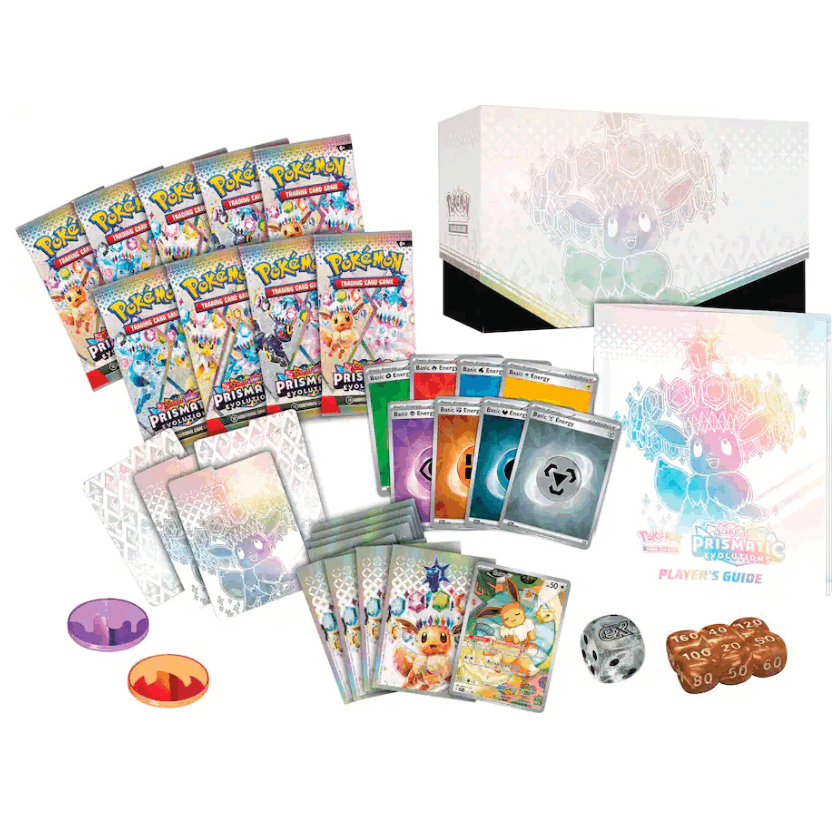Pokemon TCG: Scarlet & Violet Prismatic Evolutions Elite Trainer Box (BOX OR SEAL DAMAGE - READ DESCRIPTION!)