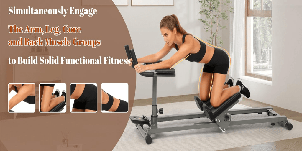 SHANG Y Crawling Machine Workout - Twist and Stretch Trainer, Metal Detachable Crawling Exercise Machine, Exercise Equipment for Home & Gym, Abdominal, Waist and Core Training, Bearing 330lb