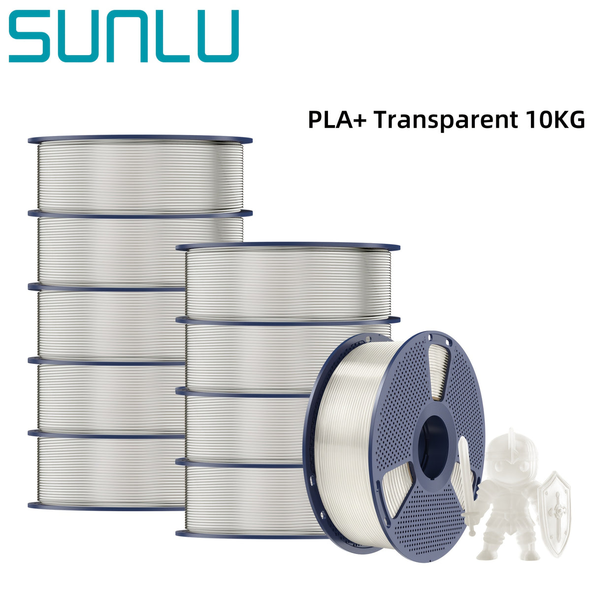 22.05LB SUNLU 3D Printer Filament PLA Plus 1.75mm, SUNLU Neatly Wound 1.75mm PRO, PLA+ Filament For Most FDM 3D Printer, Dimensional Accuracy +/- 0.02 Mm