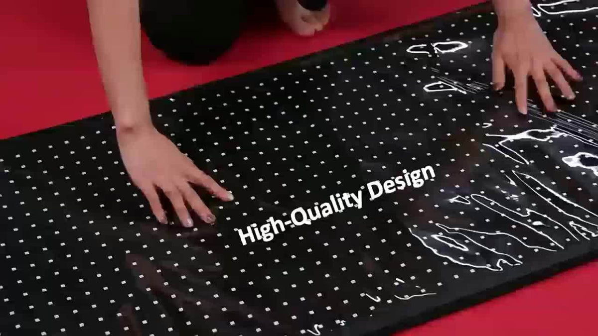 71'' X 31.5'' LED 1280pcs 660Nm Red Light Mat 850Nm Near Infrared Light Devices 3 Modes And 9 Timers, Extra Large Red Light Pad Blanket for Full Body