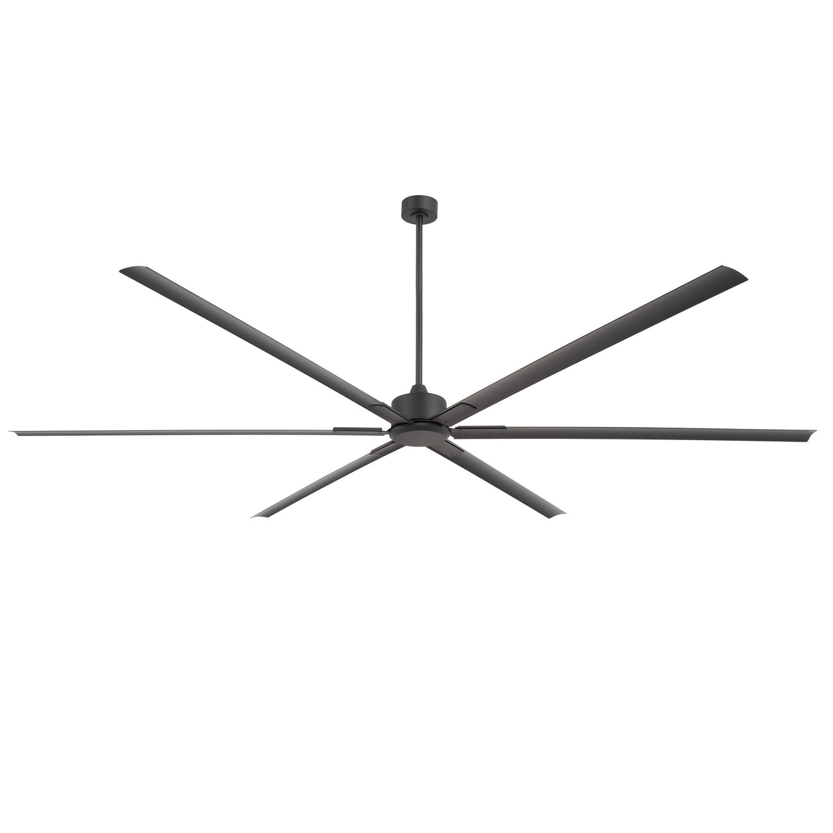 [Industrial Ceiling Fan] 120-Inch HVLS Industrial Ceiling Fan Suitable for Large Commercial Spaces - Heavy-Duty Remote Control System with Silent DC Motor, 6- Low-Profile Downrod Mount, Full Coverage for Warehouses, Gyms, Workshops, Use (No Light)