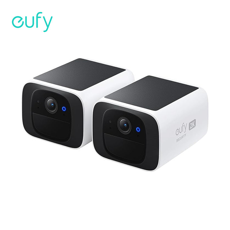 eufy Security SoloCam S220, Solar Security Camera, Wireless Outdoor Camera, Continuous Power, 2K Resolution, Wireless, 2.4 GHz Wi-Fi, No Monthly Fee, HomeBase 3 Compatible (Refurbished)
