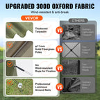 Pop-Up Screen Gazebo Tent by VEVOR, Removable Privacy Panels for Camping, Picnics and Backyard Gatherings