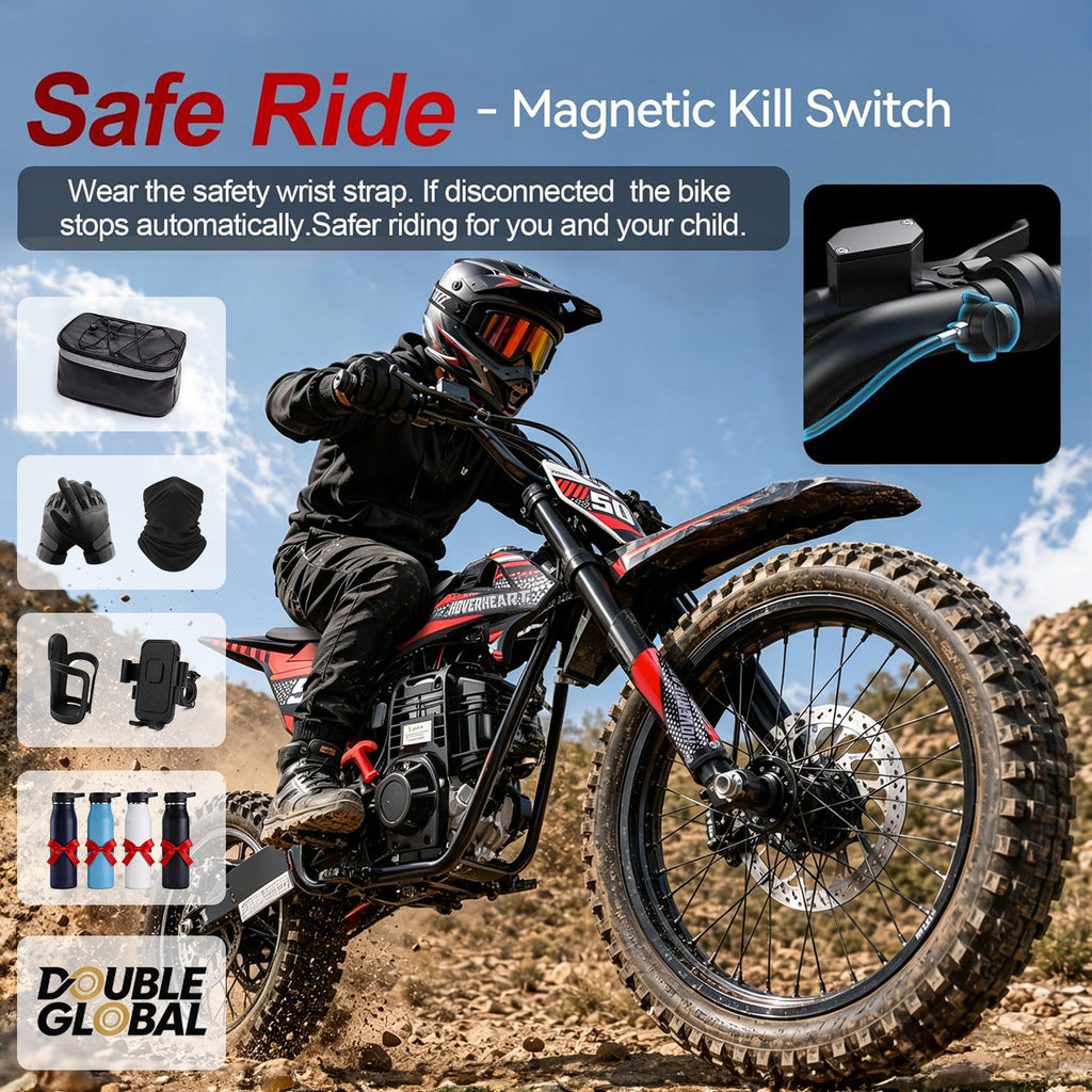 New gasoline mini off-road vehicle DB008, 49 CC four stroke off-road vehicle, rear shock absorber, metal frame, disc brake, maximum load of 165Lbs, maximum 25Mph, no need for mixed oil, random water cup included