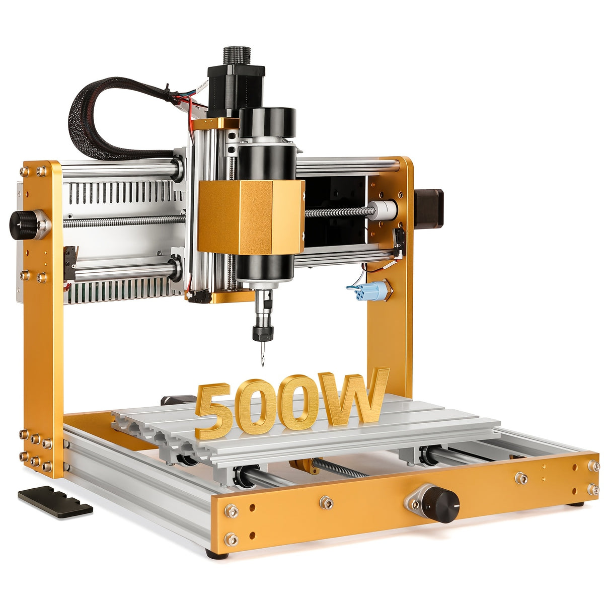 LUNYEE 500W All Metal CNC Machine, 3018 Pro Max CNC Wood Router Machine, 3-Axis Metal Milling Machine for Cutting Wood, Acrylic, PCB Plastic, Working Area: 300 X 180 X 80mm