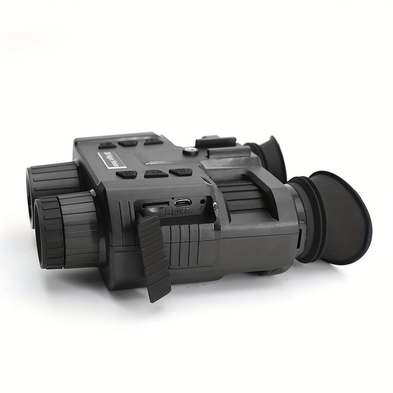 Tactical 3D Night Vision Binoculars HD Helmet Night Vision Goggles 8X Digital Magnification 1080P 3M Sensor 7-Level Adjustment 3W 850Nm IR Light Range 300M/985Ft for Hunting Surveillance Camping Caving Night Fishing Boating Wildlife Viewing