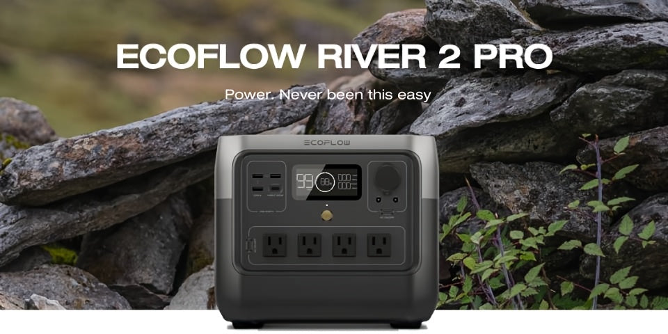 EcoFlow RIVER 2 Pro 716Wh Portable Power Station LFP Certified Refurbished