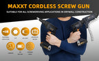 Drywall Screw Gun – MAXXT 20V Cordless Autofeed Screwdriver for Drywall Installation and Construction Projects