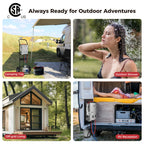 Propane Tankless Water Heater, 1.32 GPM Instant Hot Water System for Camping and RV Use Bathrooms