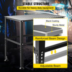 VEVOR Welding Table 36" x 24" 800LBS Welding Workbench Table with Fixture Holes