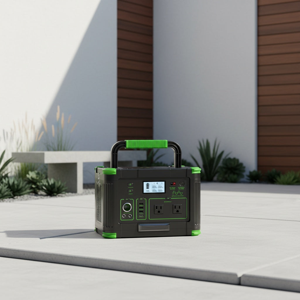 EBL 1000W/500W/330W Power Station, 999Wh/519Wh/288.6Wh Portable Power Station, 2400W/1843.2Wh Portable Power Staion with Fast Charging & Digital Display, Reliable Backup for RV, Tailgating, And Home Use(Only Powerstation)
