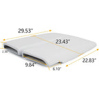 Hood Scoop Compatible with 1970-1976 Plymouth Duster 340 A-Body Front Fiberglass Hood Scoop Molding Trim Bezel White