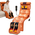Foldable Full Body Massage Mat with Foot Massager, Heat And Vibration Modes, 3 Heating Levels, 9 Modes And 9 Intensities, Timer Function, Suitable for Home Office