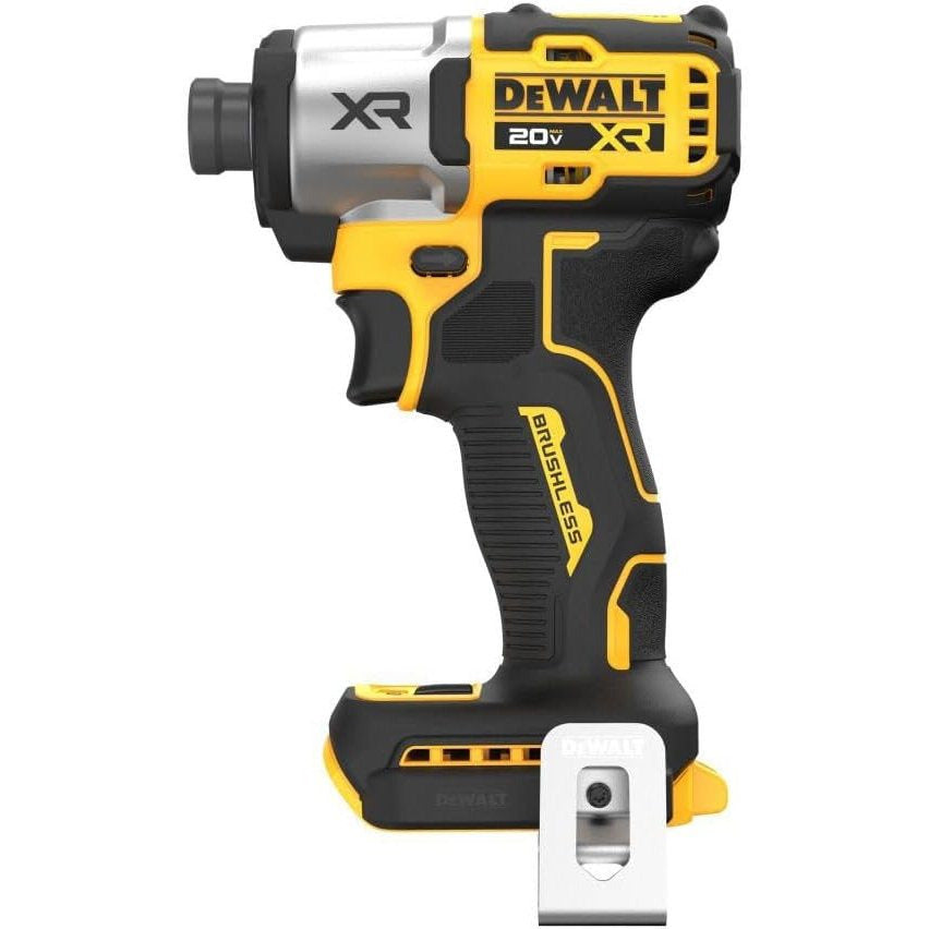 DEWALT 20V MAX XR Impact Driver, Brushless, 1/4", 3-Speed, Bare Tool Only (DCF845B)